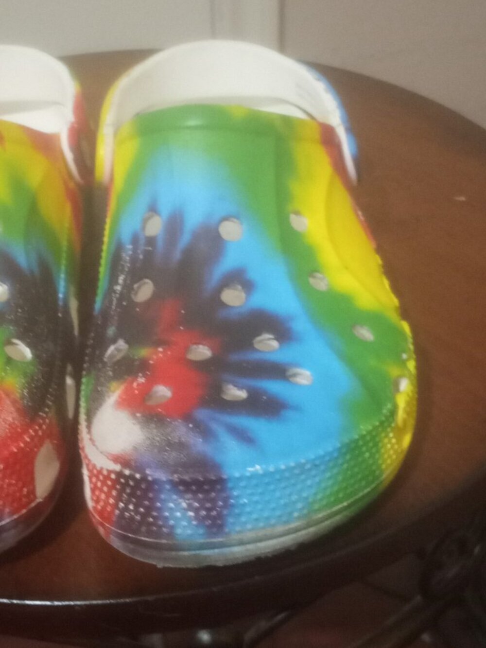 Crocs Clogs Unisex Baya, Tie-Dye, Multicolor Mens Size 5 / Womens Size 7 - Picture 8 of 12